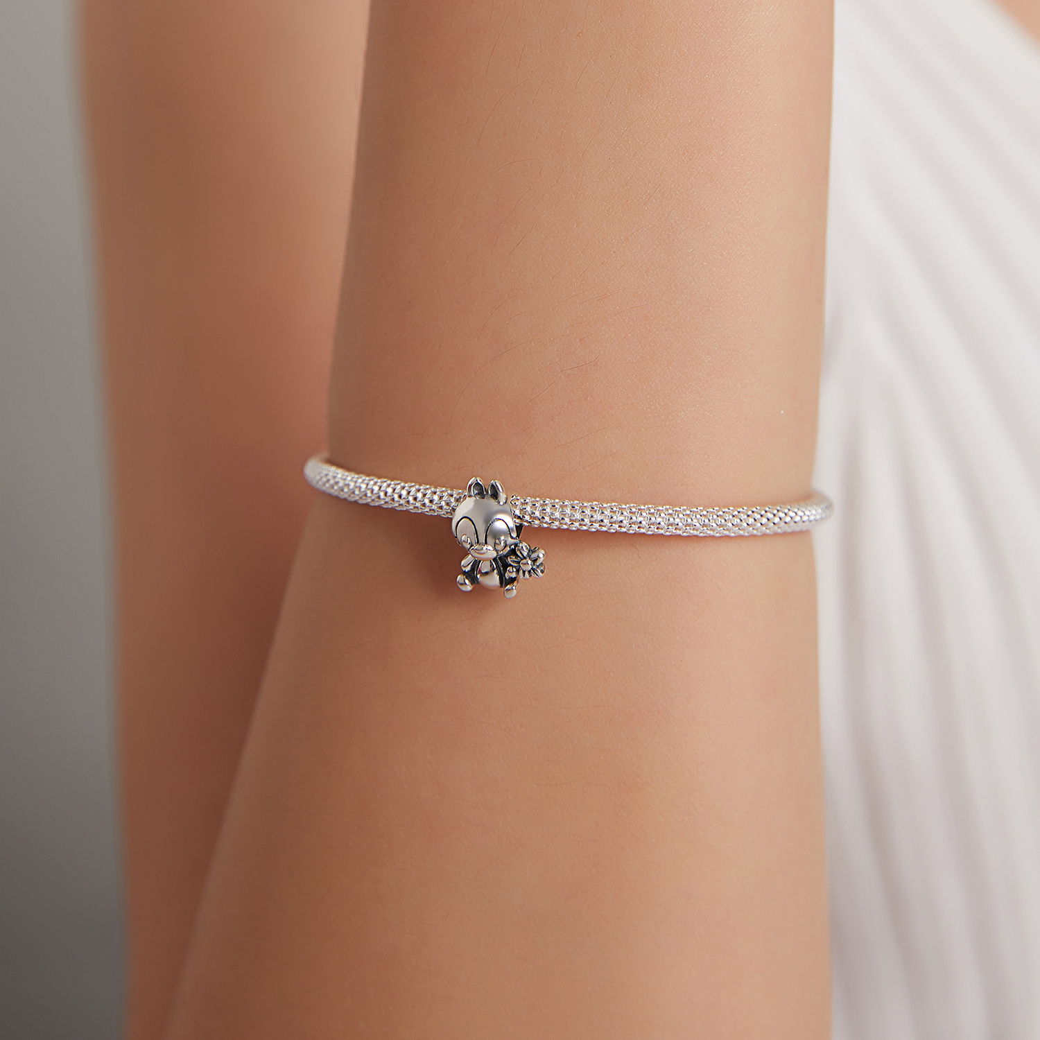 Charms Króliczek z kwiatami FUG0783 5