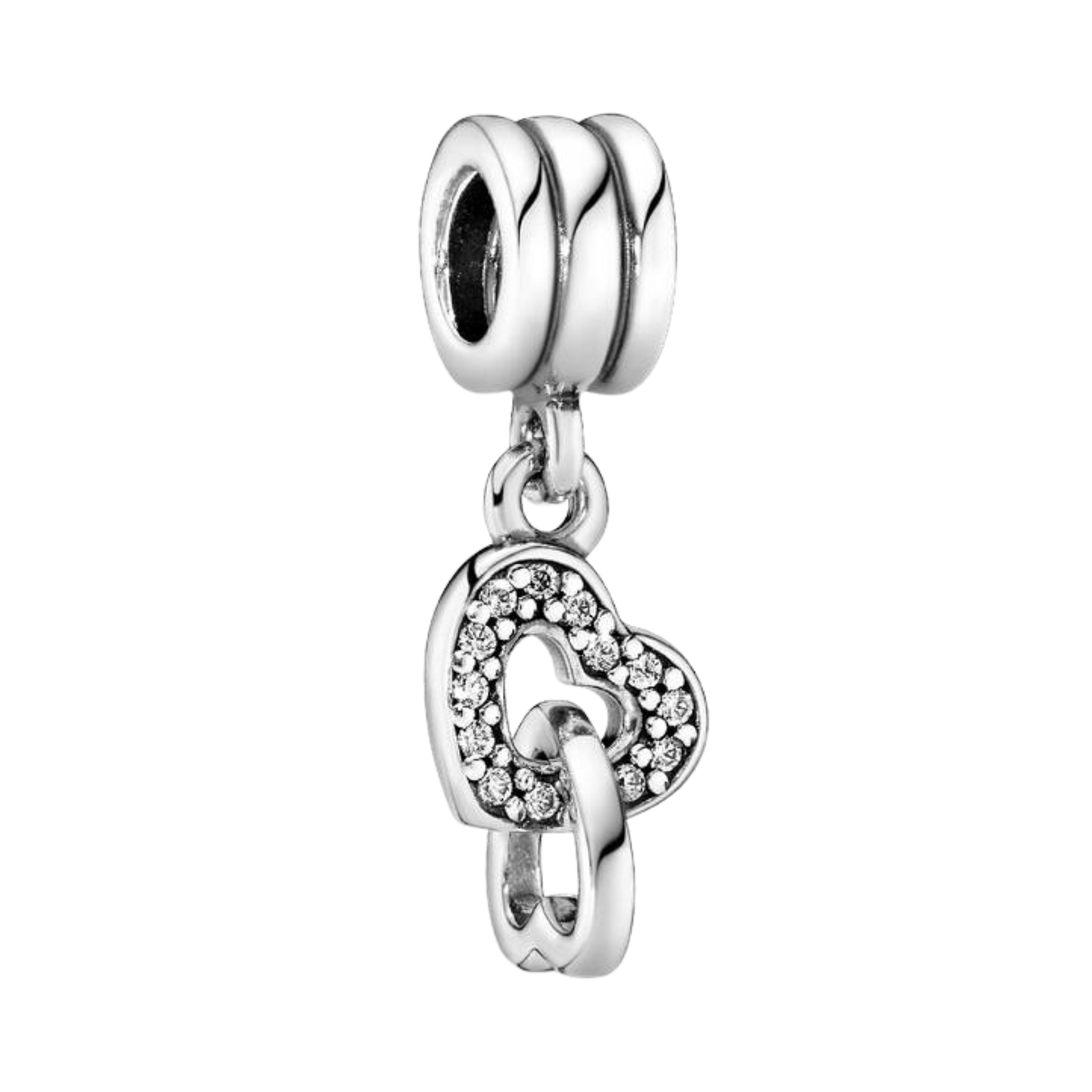 Charms Pandora nierozłączne serca 791242CZ GRAWER GRATIS 1