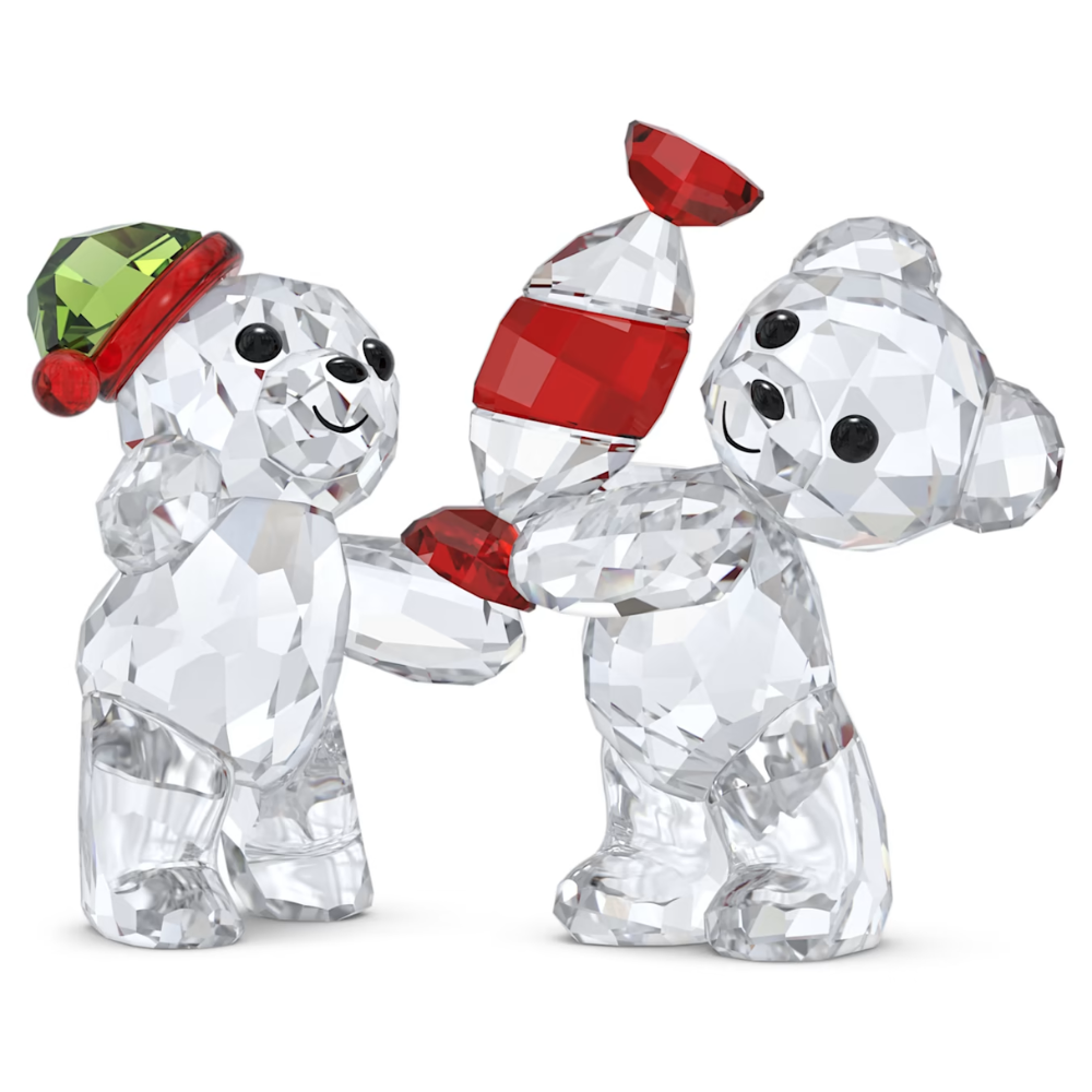 Figurka SWAROVSKI • Miś Kris figurka świąteczna 5652642 1