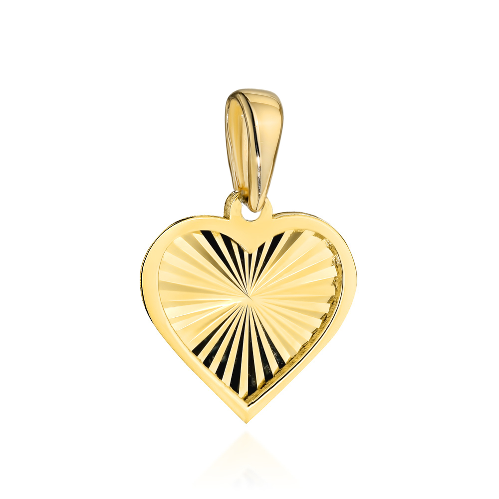 Zawieszka złota diamentowane serce FUG6-Z00705-585 1