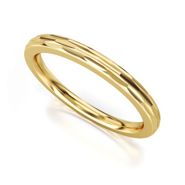 Obrączka ślubna żółte złoto 2,2mm próba 585 • FS505 1