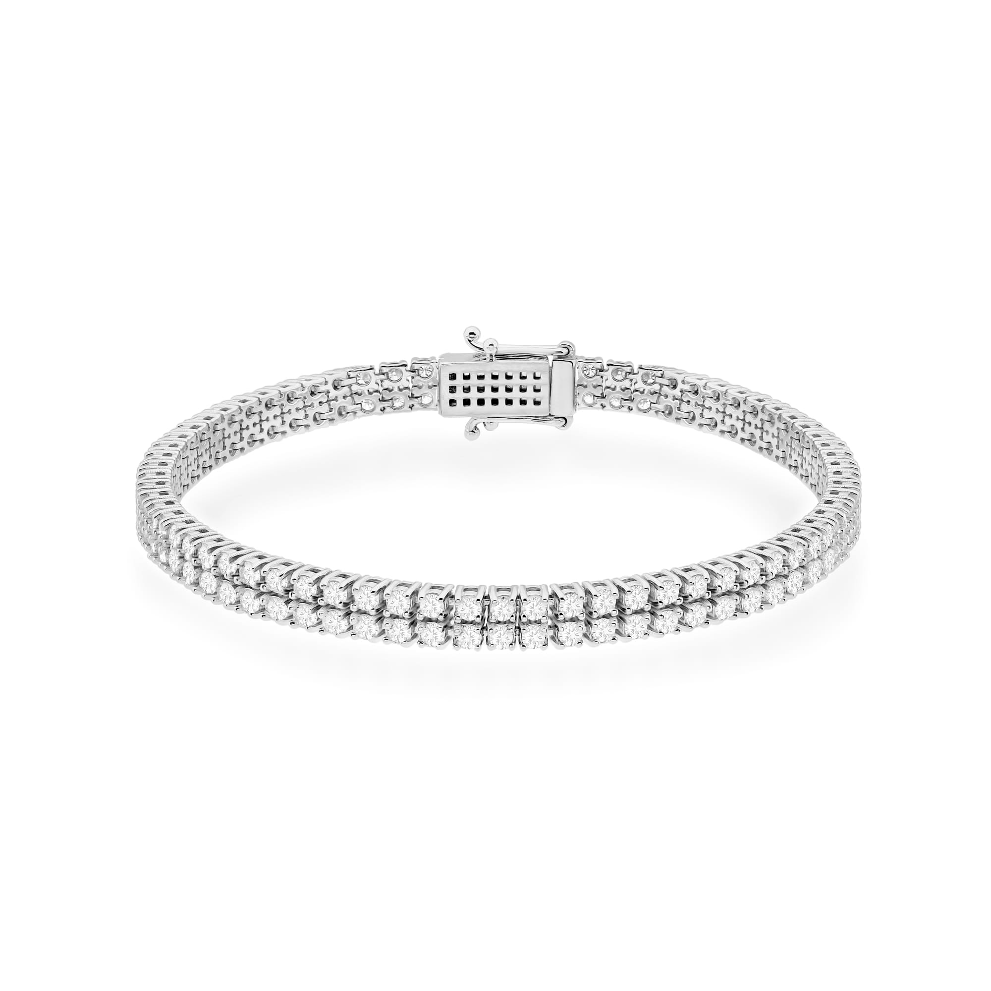 Złota bransoletka z diamentami laboratoryjnymi FB034-B585-LD2.96 1