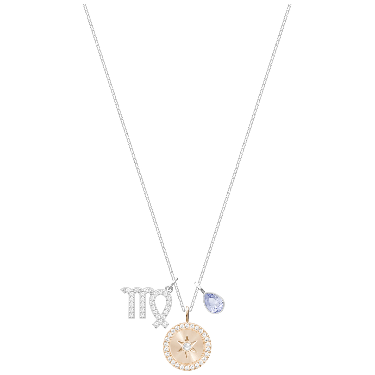 Naszyjnik SWAROVSKI • Zodiac Pendant, Panna, Violet 5349224 1
