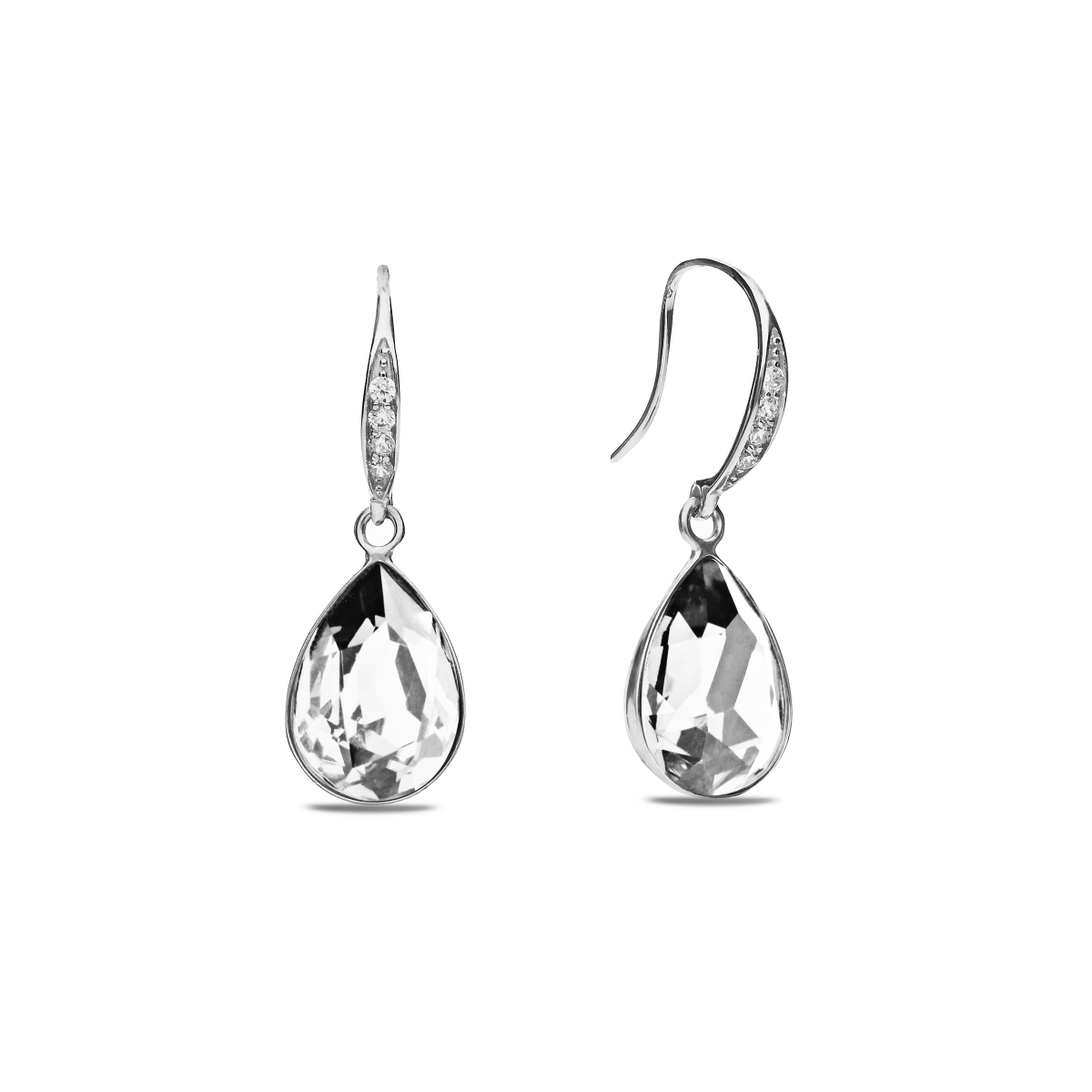 Kolczyki z kryształami Swarovskiego Spark Classy Pear KWC432014C 1