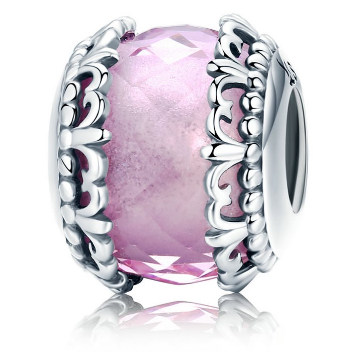Charms Różowy kryształ FUG0344 1
