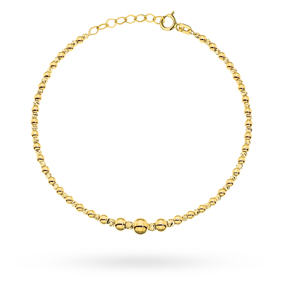Bransoletka złota z kuleczek FUG2-B01056-585 1