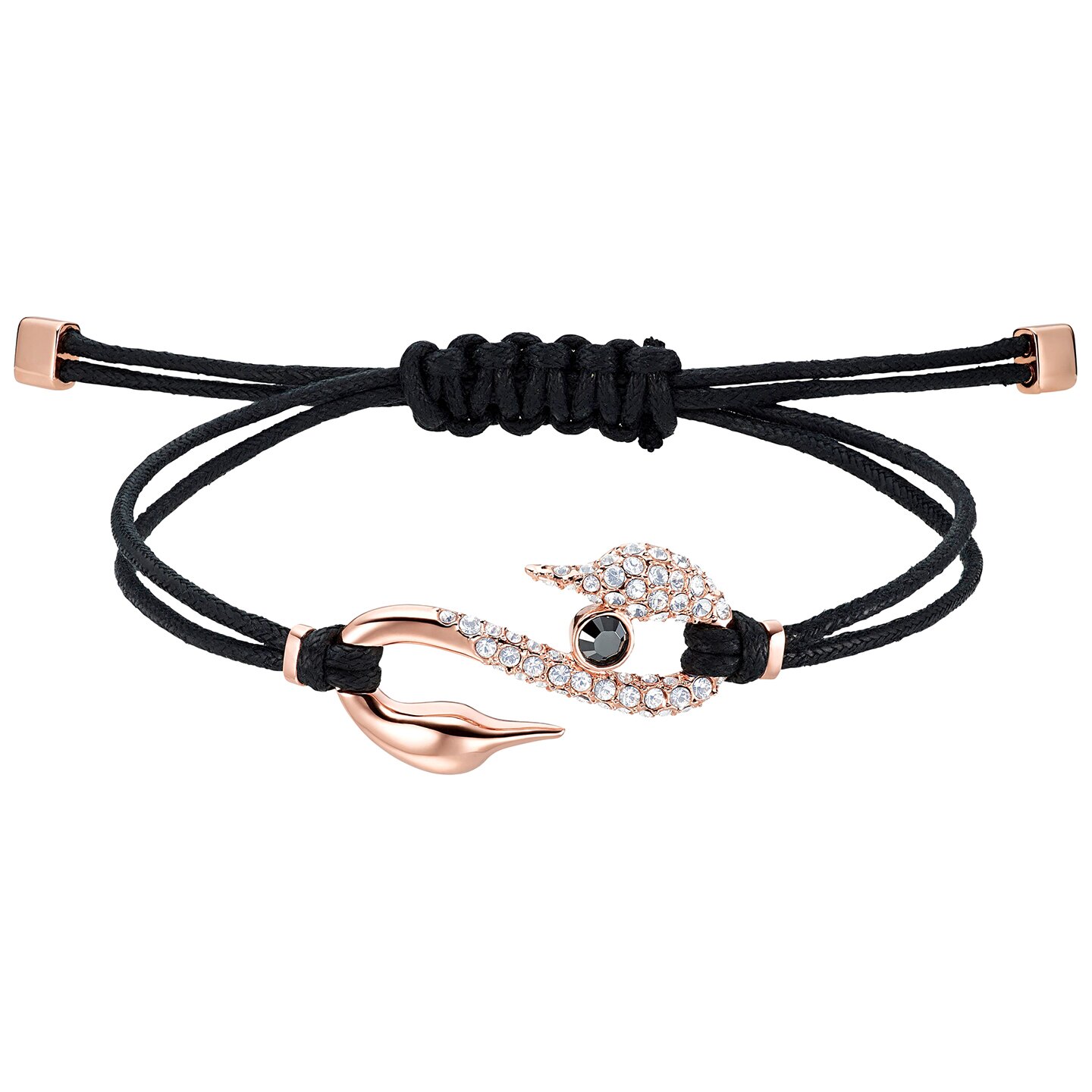 Bransoletka SWAROVSKI • Hook jet 5494383 2