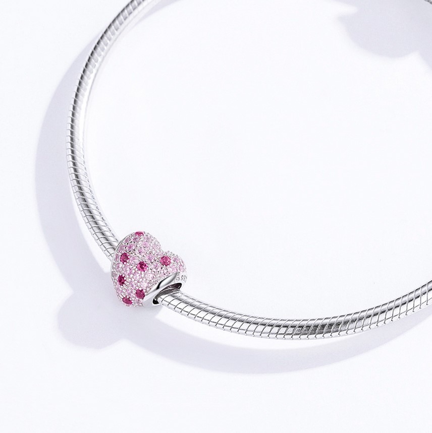 Charms Różowe serce FUG0726 3