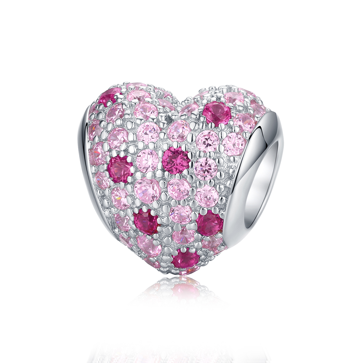 Charms Różowe serce FUG0726 2