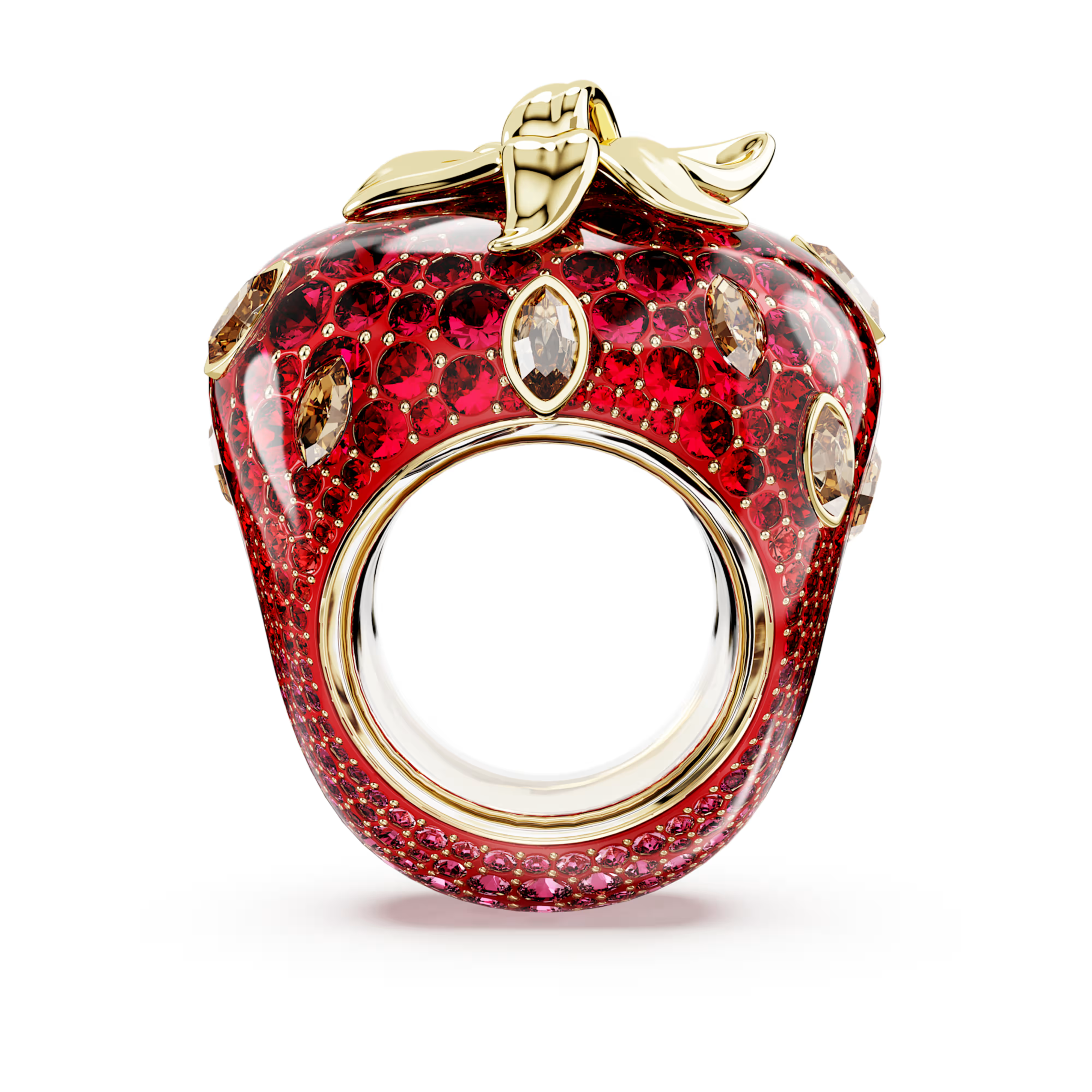 Pierścionek Swarovski • Idyllia truskawka 5745796 4