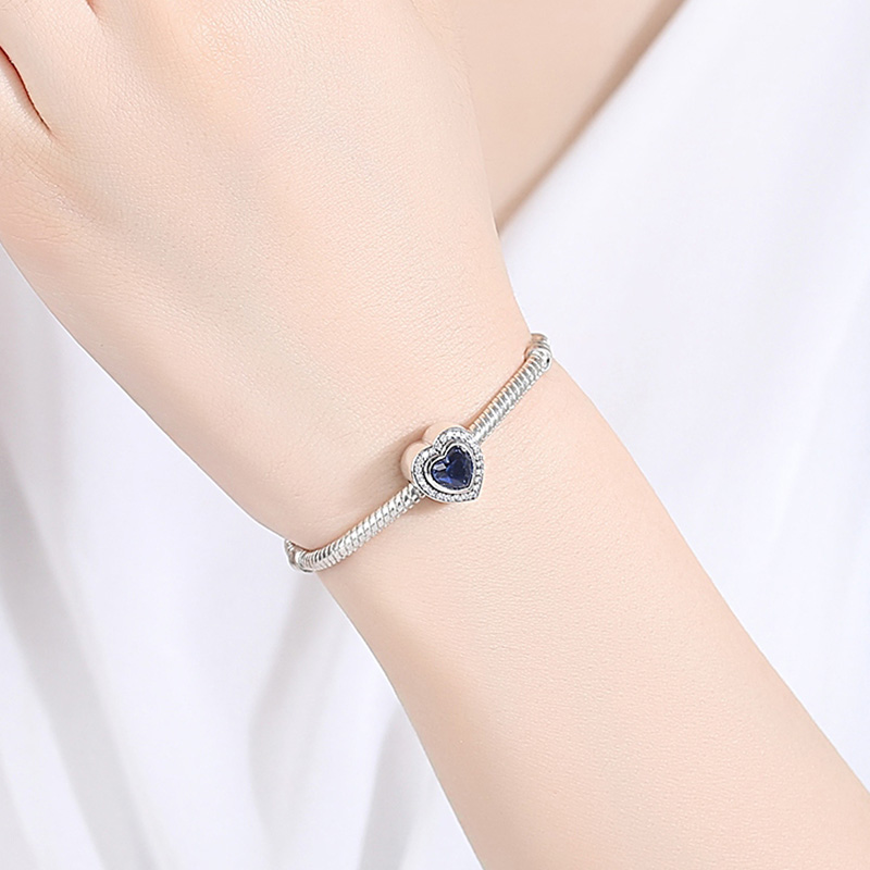 Charms Granatowe serce FUG0706 2