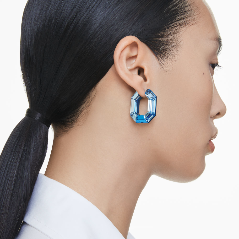 Swarovski kolczyki • Lucent niebieskie 5696038 1