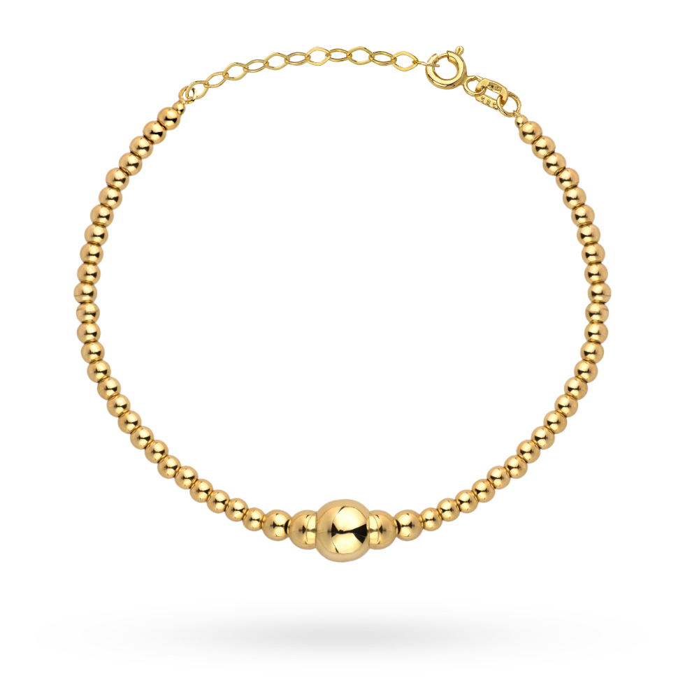 Bransoletka złota z kuleczek FUG2-B01063-585 1