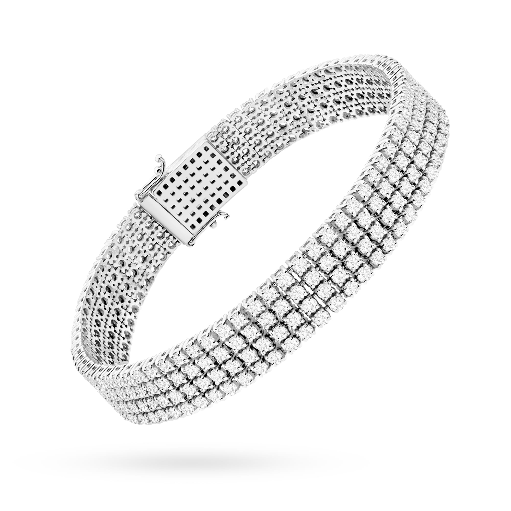Złota bransoletka z diamentami laboratoryjnymi FB036-B585-LD6.00 1
