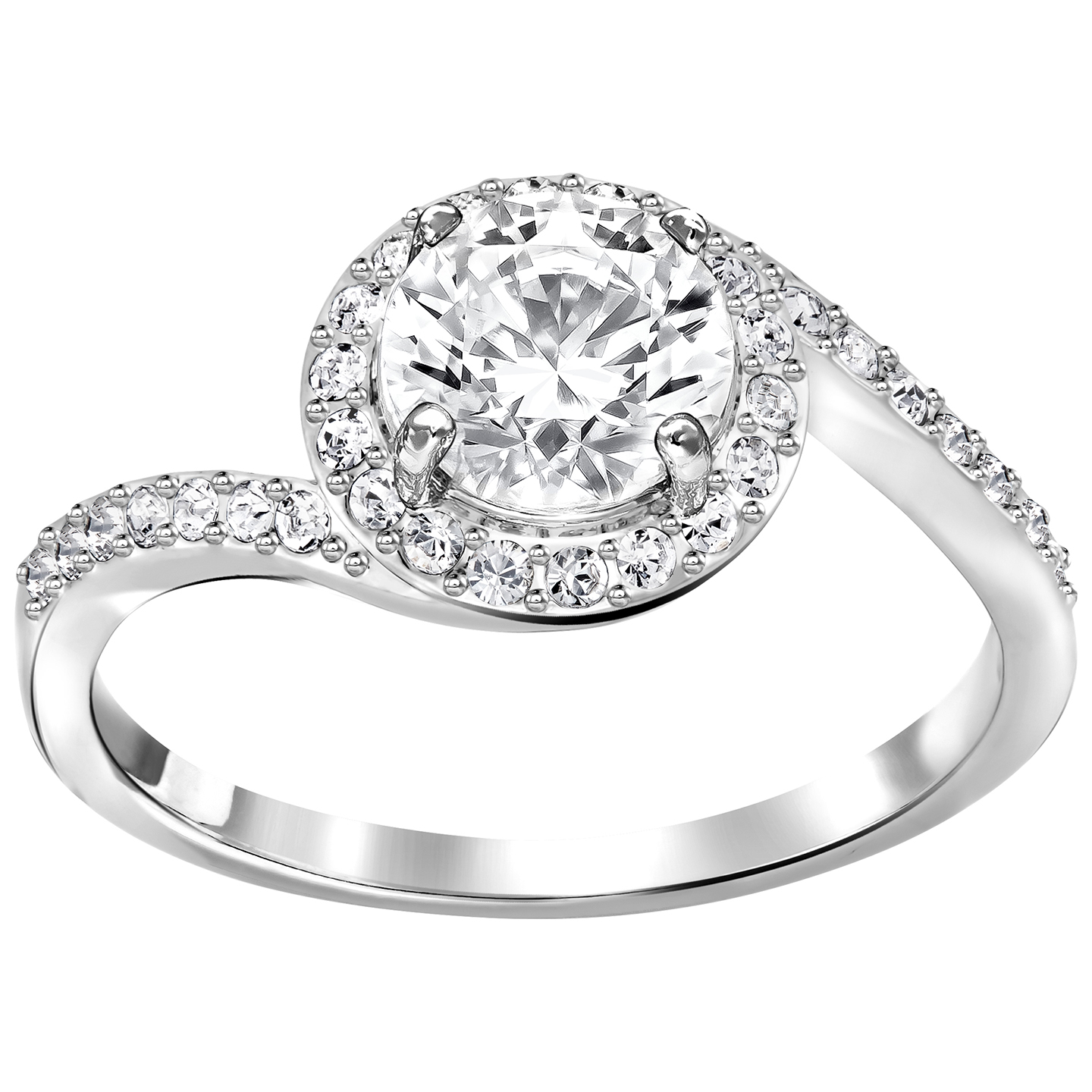 Pierścionek Swarovski • Attract Light Swirl 5181006 1