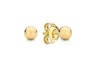 Kolczyki złote kulki 4mm FUG7-17-K00410-2 1