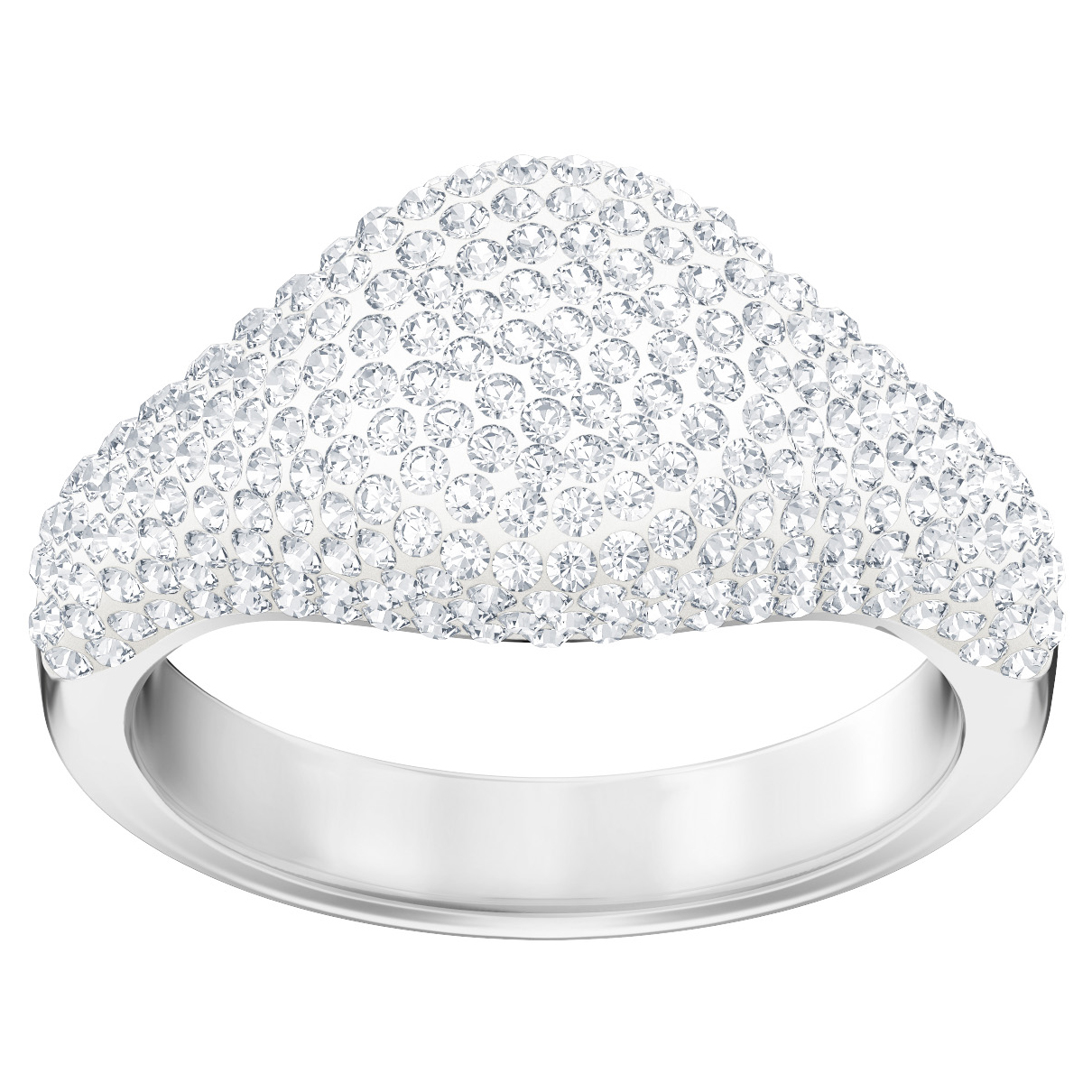 Pierścionek Swarovski • Stone Signet Ring, White, Rhodium plating  5409179 5409181 1