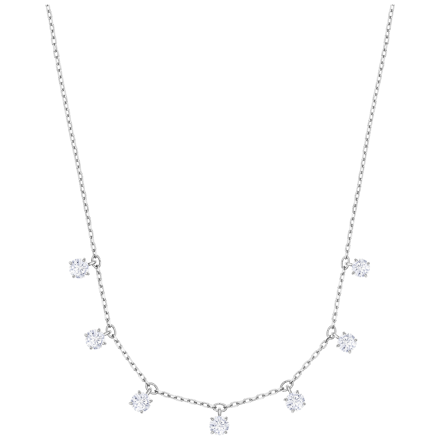 Naszyjnik SWAROVSKI • Attract Choker, White, Rhodium plating 5367966 1