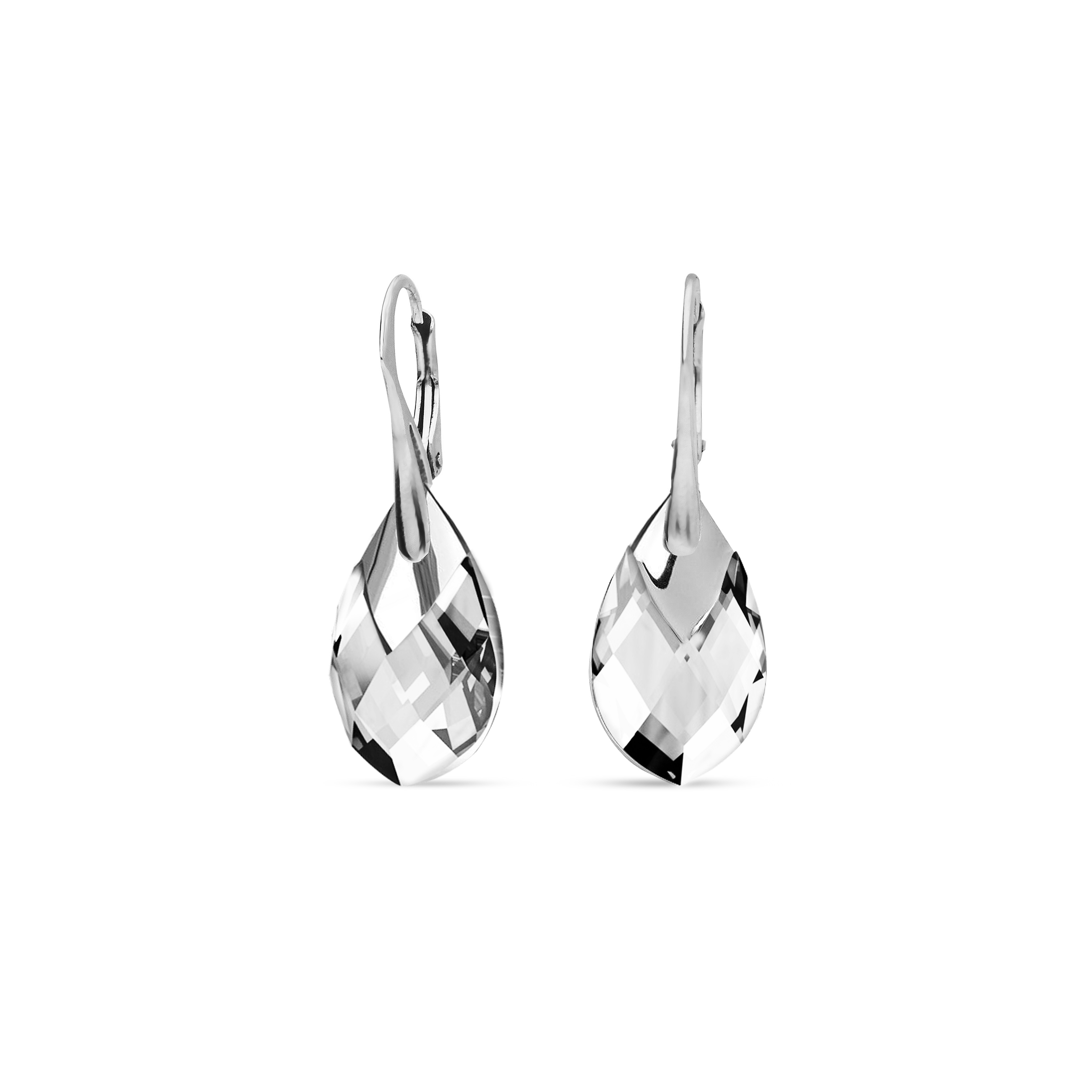 Kolczyki z kryształami Swarovskiego Spark Silver Drop 1