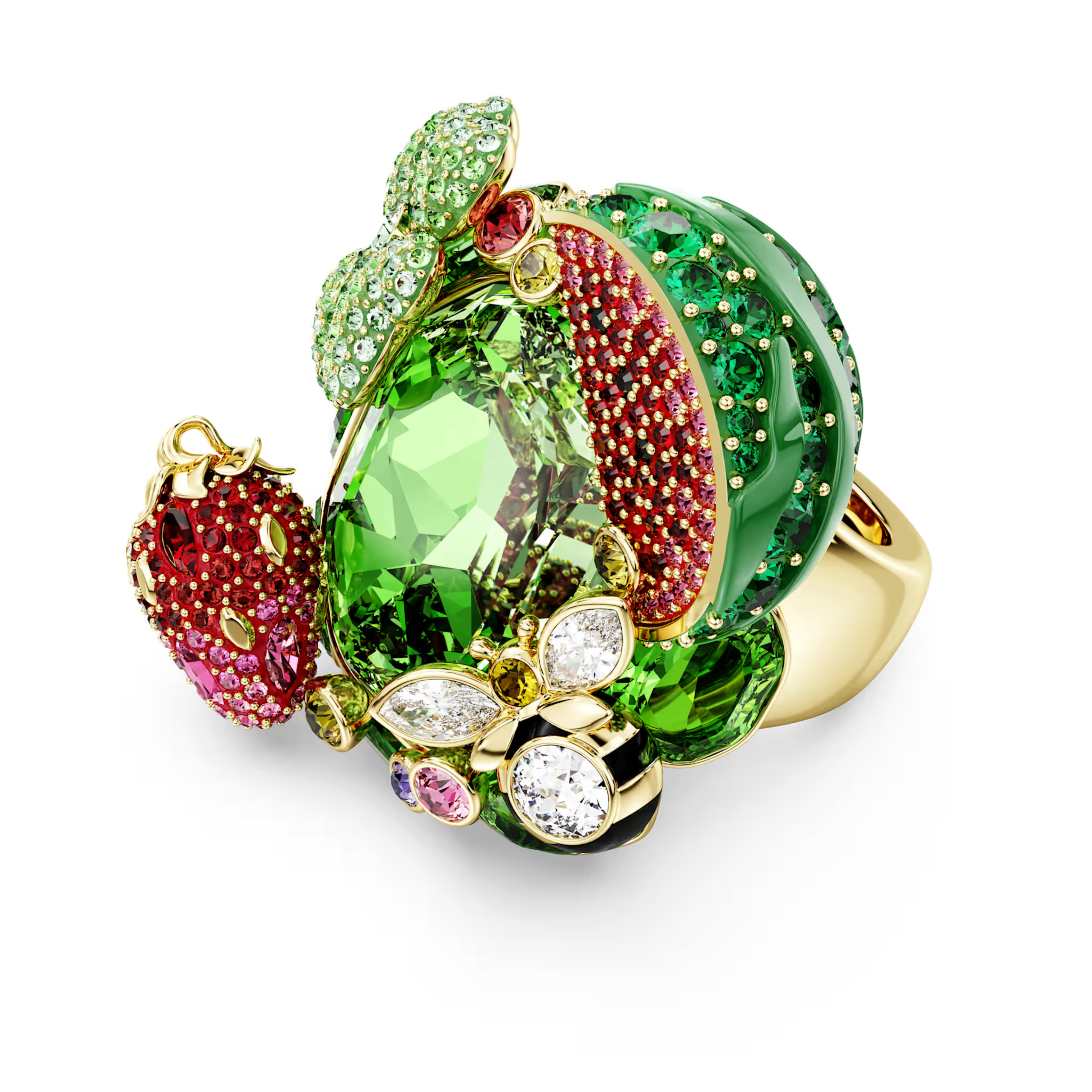 Pierścionek Swarovski • Idyllia truskawka 5751740 3