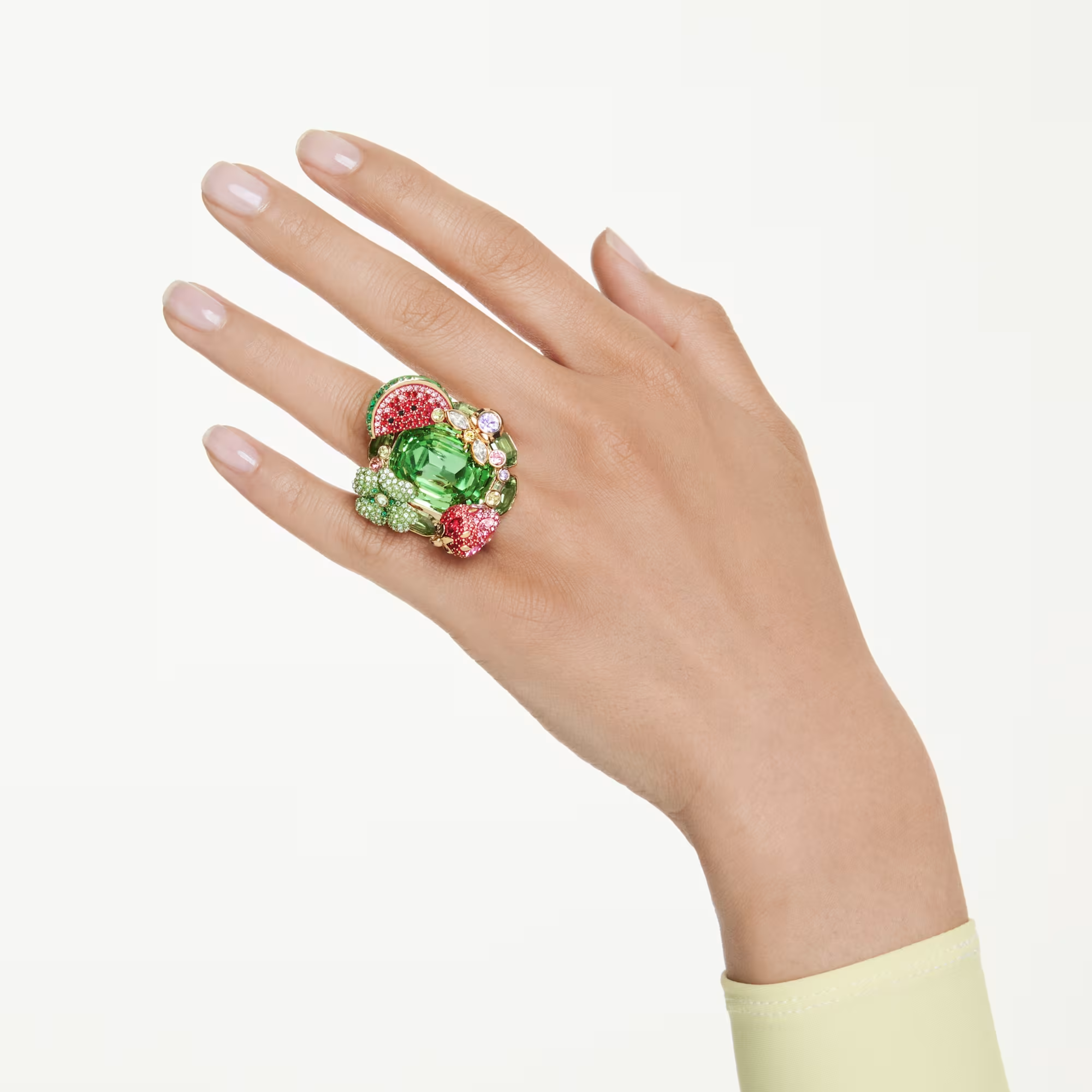Pierścionek Swarovski • Idyllia truskawka 5751740 2