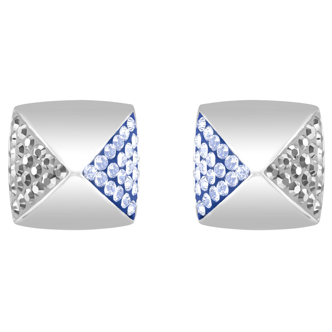 Kolczyki SWAROVSKI • Glance Stud Pierced Earrings, Blue 5272102 1