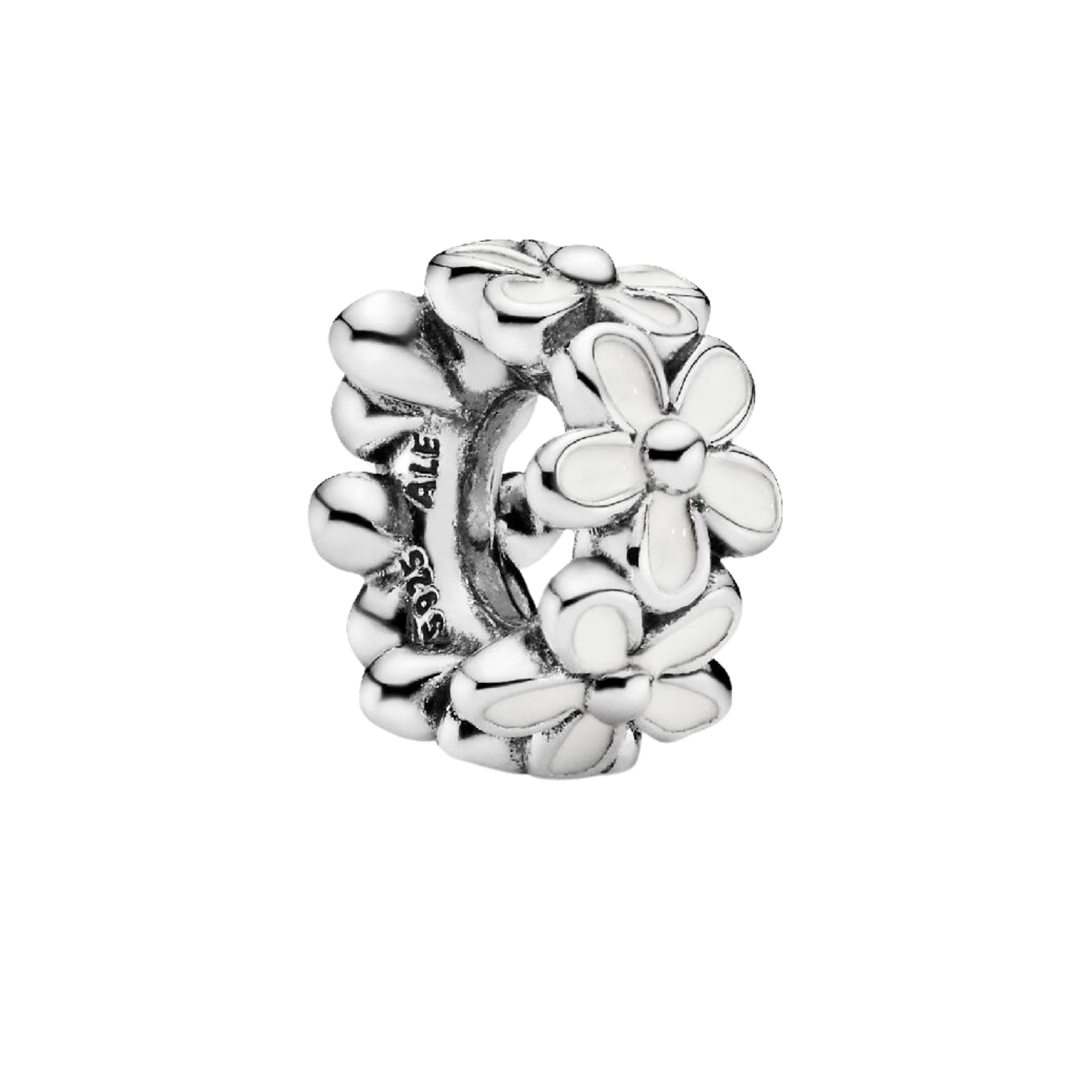 Charms Pandora Separator Białe stokrotki 791495EN12 GRAWER GRATIS 1